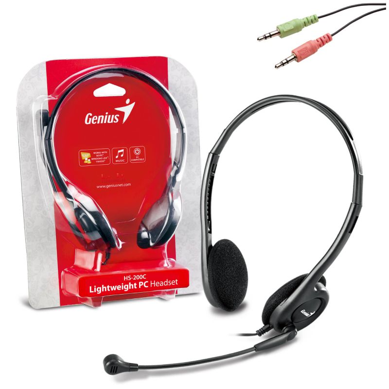 AURICULAR CON MICROFONO GENIUS HS-200C