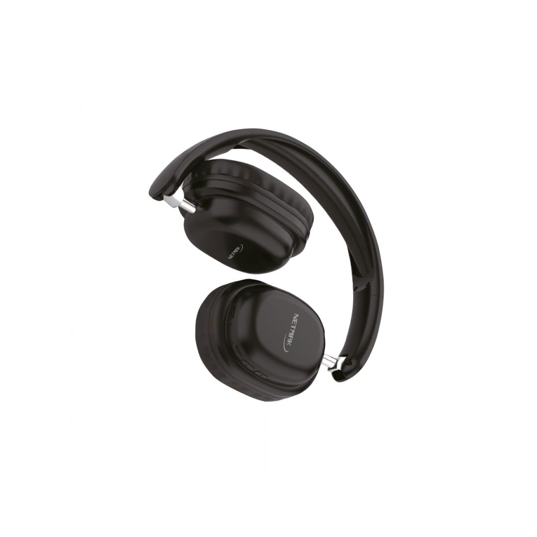 NETMAK AURICULAR BLUETOOTH PLEGABLE / NEGRO / NM-LIVE